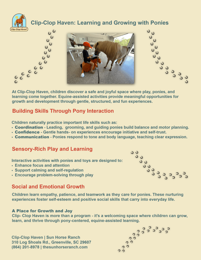 clip clop haven brochure